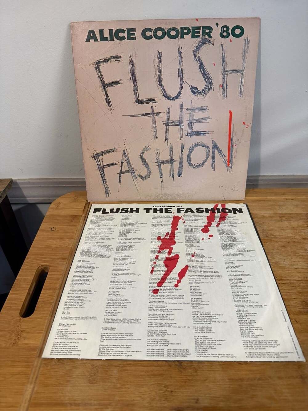Alice Cooper - Flush The Fashion 1980 Vinyl LP Album